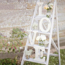 Load image into Gallery viewer, White Wooden LOVE Wedding Sign Props 15*13*2CM