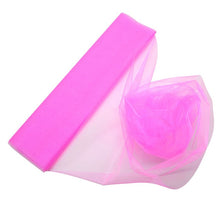 Load image into Gallery viewer, 48cm x 10m Mariage Yarn Tulle Roll Sheer Crystal Organza Fabric