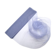 Load image into Gallery viewer, 48cm x 10m Mariage Yarn Tulle Roll Sheer Crystal Organza Fabric