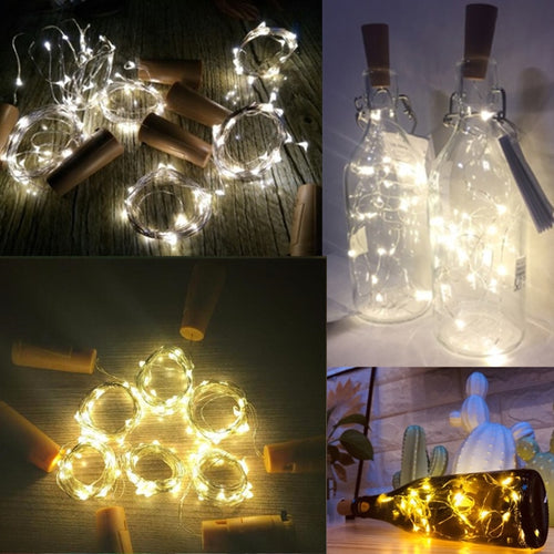 2M LED Garland String DIY Fairy Lights for Glass Craft Bottle