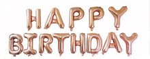 Load image into Gallery viewer, 16"alphabet Letter Foil Balloon Rose Gold