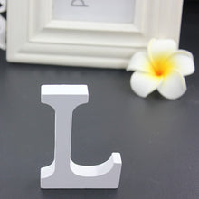 Load image into Gallery viewer, White Wooden LOVE Wedding Sign Props 15*13*2CM