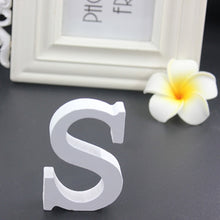 Load image into Gallery viewer, White Wooden LOVE Wedding Sign Props 15*13*2CM