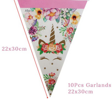 Load image into Gallery viewer, Unicorn Birthday Party Decorations Sets
