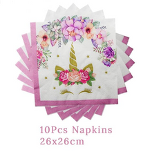 Load image into Gallery viewer, Unicorn Birthday Party Decorations Sets