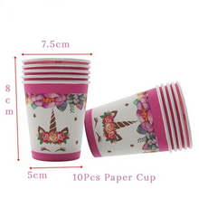 Load image into Gallery viewer, Unicorn Birthday Party Decorations Sets