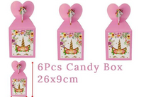 Load image into Gallery viewer, Unicorn Birthday Party Decorations Sets