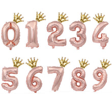 Load image into Gallery viewer, 2PCS/lot 32inch Number Foil Balloons