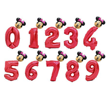 Load image into Gallery viewer, 2PCS/lot 32inch Number Foil Balloons
