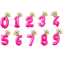 Load image into Gallery viewer, 2PCS/lot 32inch Number Foil Balloons