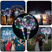 Load image into Gallery viewer, Reusable Luminous LED Balloon Transparent Round Bubble Decoration