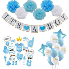 Load image into Gallery viewer, Baby Shower Boy Girl Decorations Set
