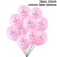 Load image into Gallery viewer, 15pcs Pink Unicorn Latex Balloon Birthday Party Decoration