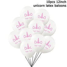Load image into Gallery viewer, 15pcs Pink Unicorn Latex Balloon Birthday Party Decoration