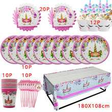 Load image into Gallery viewer, 15pcs Pink Unicorn Latex Balloon Birthday Party Decoration