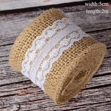 Load image into Gallery viewer, 2m Burlap Ribbon
