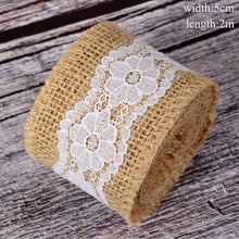 Load image into Gallery viewer, 2m Burlap Ribbon