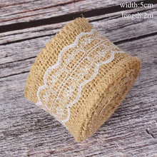 Load image into Gallery viewer, 2m Burlap Ribbon