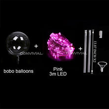 Load image into Gallery viewer, 18/24inch Handle Led Balloon Luminous Transparent Helium