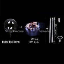 Load image into Gallery viewer, 18/24inch Handle Led Balloon Luminous Transparent Helium