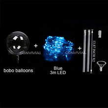 Load image into Gallery viewer, 18/24inch Handle Led Balloon Luminous Transparent Helium