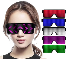 Load image into Gallery viewer, New 11 Modes Quick Flash Led Party Glasses USB charge