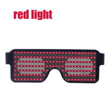 Load image into Gallery viewer, New 11 Modes Quick Flash Led Party Glasses USB charge