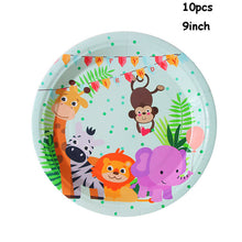 Load image into Gallery viewer, 1pcs Happy Birthday Jungle Animal Cake Topper