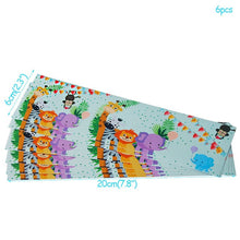 Load image into Gallery viewer, 1pcs Happy Birthday Jungle Animal Cake Topper