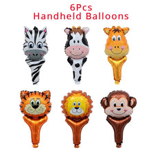 Load image into Gallery viewer, 1pcs Happy Birthday Jungle Animal Cake Topper