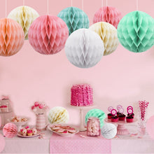 Load image into Gallery viewer, 1pc 4/6/8/10/12inch honeycomb ball paper flower lantern ball