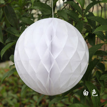 Load image into Gallery viewer, 1pc 4/6/8/10/12inch honeycomb ball paper flower lantern ball