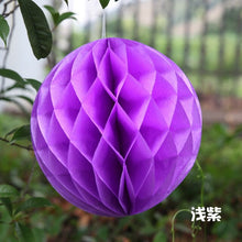 Load image into Gallery viewer, 1pc 4/6/8/10/12inch honeycomb ball paper flower lantern ball