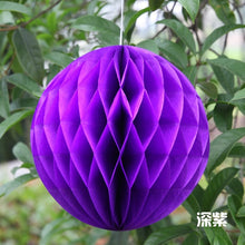 Load image into Gallery viewer, 1pc 4/6/8/10/12inch honeycomb ball paper flower lantern ball